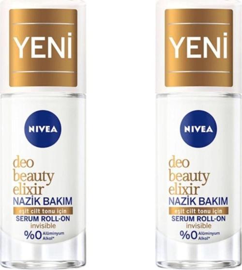 Deo Beauty Elixir Nazik Bakım Eşit Cilt Tonu Için Serum Roll-on Invisible 40ml 2'li