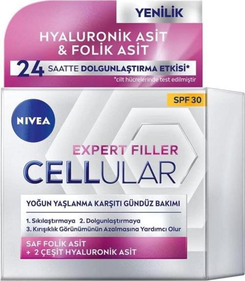 Expert Filler Yoğun Yaşlanma Karşıtı Gündüz Bakım Kremi SPF30 50ml,Hyaluronik Asit,Folik Asit