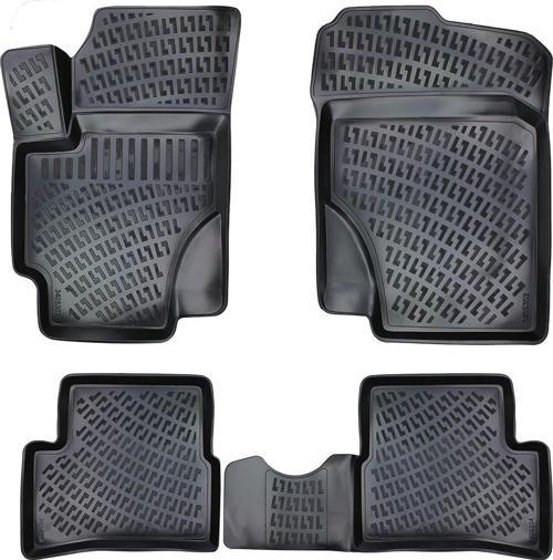 3D Oto Paspas Siyah Renk Hyundai Accent ERA 2006 - 2012 ile uyumlu