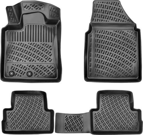 3D Oto Paspas Siyah Renk Nissan Qashqai 2006 - 2013 ile uyumlu