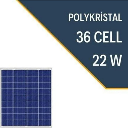 ® 22W POLYKRİSTAL GÜNEŞ PANELİ EA5213627