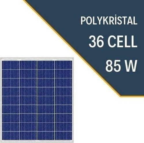 ® 85W POLYKRİSTAL GÜNEŞ PANELİ EA2152634486