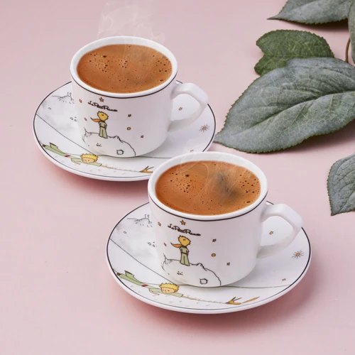 Küçük Prens 2 Kişilik Kahve Fincan Takımı 80 ml