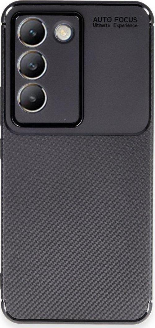 Vivo V30 Lite 4G Kılıf Auto Focus Karbon Silikon Kapak