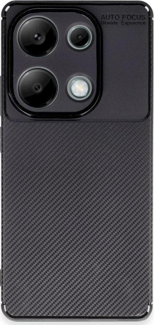 Xiaomi Poco M6 Pro 4G Kılıf Auto Focus Karbon Silikon Kapak