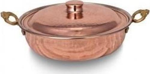 Beyoğlu Kapaklı Tava 4 No 24 Cm El Dövme Kırmızı Turna7579-1