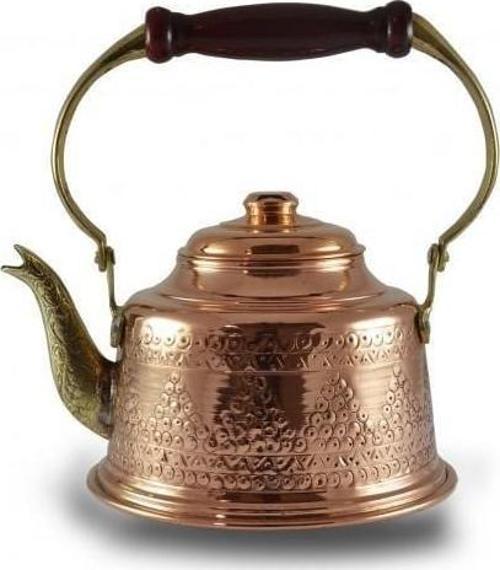 Maraş Demlik Zımba İşleme Kırmızı Turna1960-1
