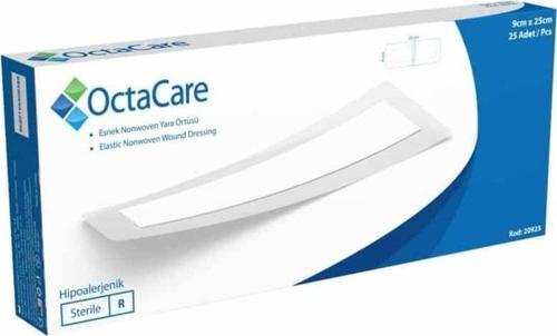 Nonwoven Steril Pedli Esnek Yara Örtüsü 9cm X 25cm Tekli Steril Paket 25'li Kutu