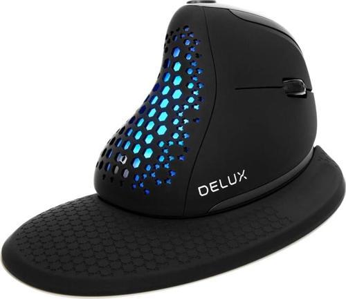 Seeker Kablosuz Ergonomik Dikey Mouse, OLED Ekran - M618XSD-Siyah
