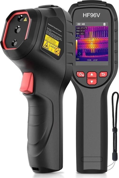 HF96V Görsel Kameralı Termal Kamera, Süper Çözünürlük 240 x 240