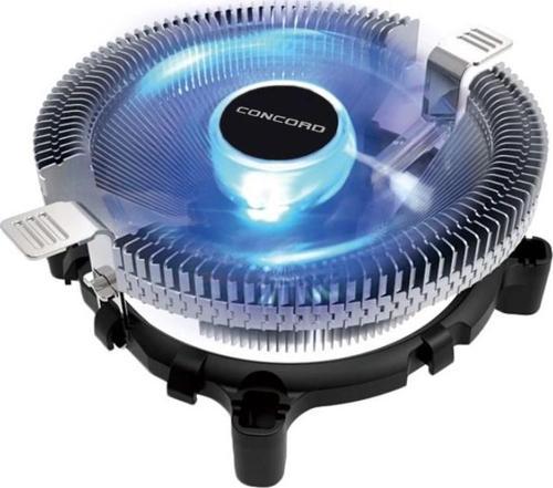 C-893 Işıklı Blue Universal LGA CPU İşlemci Fanı