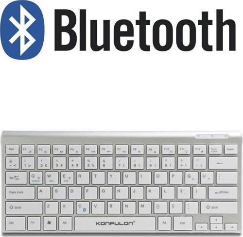 Phılıps M9 Uyumlu Konfulon V6 Bluetooth 5.0 Standlı Türkçe Q Klavye