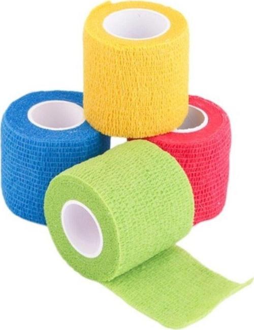 Usmed Octacare Kendinden Yapışkanlı Coban Bandaj - 5cmx4,5m - Kırmızı