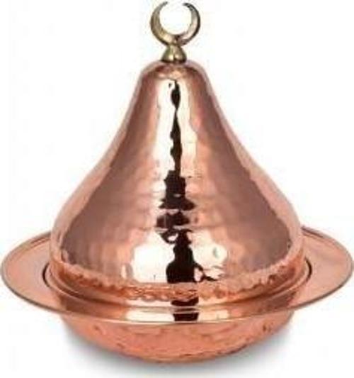 Heybeli Şekerlik 14 Cm El Dövme Kırmızı Turna5824-1