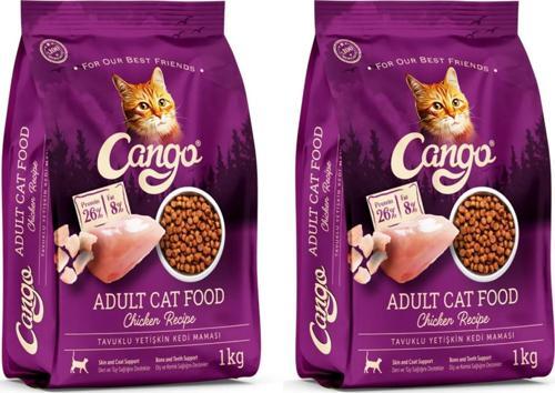 Yetişkin Kedi Maması Tavuk Etli 1 kg 2 li