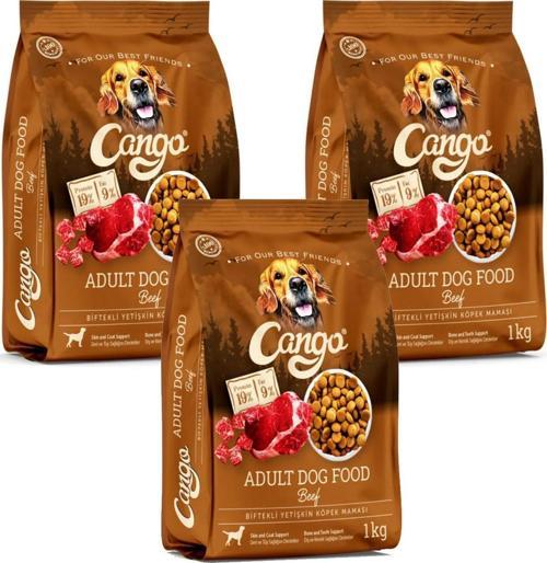 Yetişkin Köpek Maması Etli (BİFTEKLİ) 1kg x 3 Adet