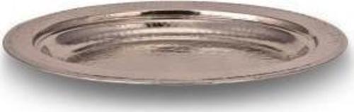 Piyade İskender Kebap Kayık Sunum Tabağı 25 Cm El Dövme Nikel Turna4418-2