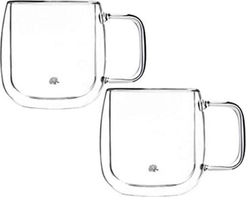 Glory 2 Li Double Wall Çift Cidarlı Kulplu Küçük Bardak 250 ml
