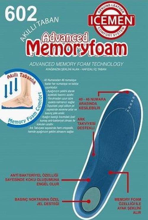Advanced Memory Foam Akıllı Tabanlık 36-38 Numara Ayak
