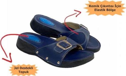 Topuk Dikeni Terlik Lacivert 37 NUMARA