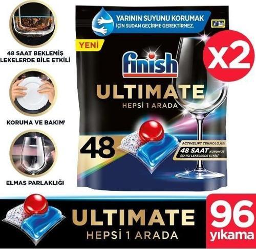 Quantum Ultimate Bulaşık Makinesi Tableti 48'li 2 Adet