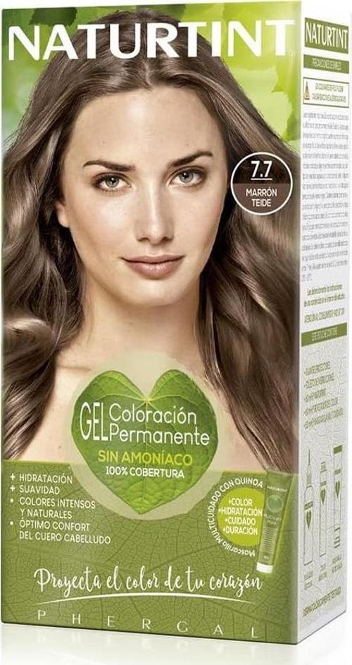 7.7 Doğal Teide Kahvesi Doğal Saç Boyası 170ML