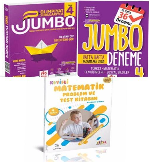 4.Sınıf Olimpiyat Sorularıyla Jumbo Soru Bankası+Tüm Dersler Deneme Ve Matematik Test Kitabım