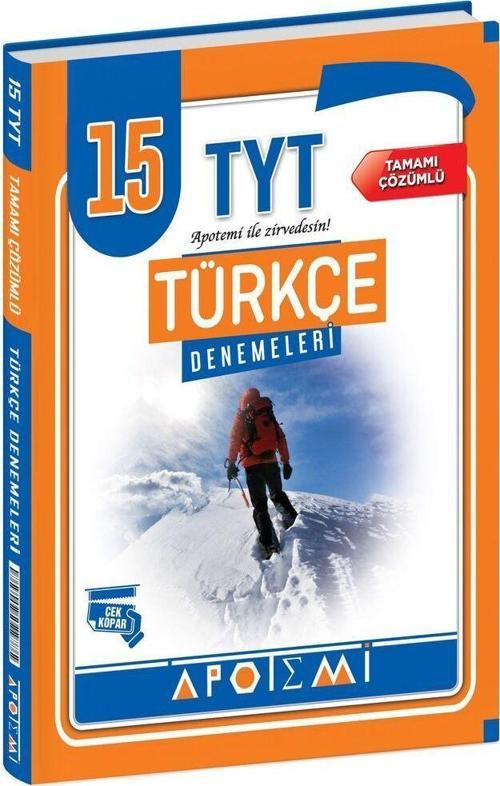 Apotemi Yayınları TYT Türkçe 15 Deneme