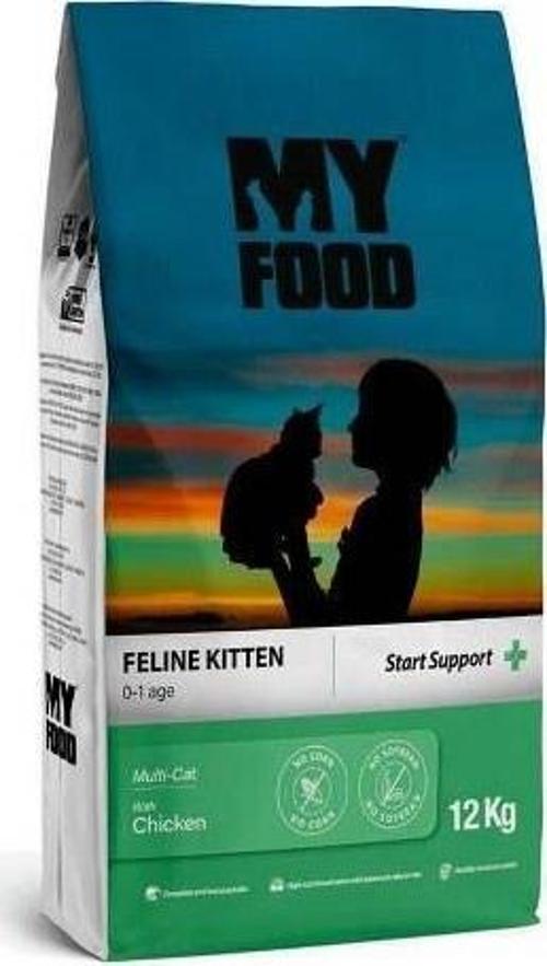 Tavuklu Yavru Kedi Maması Start Support 12 Kg