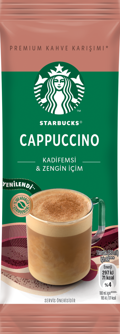 Starbucks Cappuccino Premium Kahve Karışımı 18g