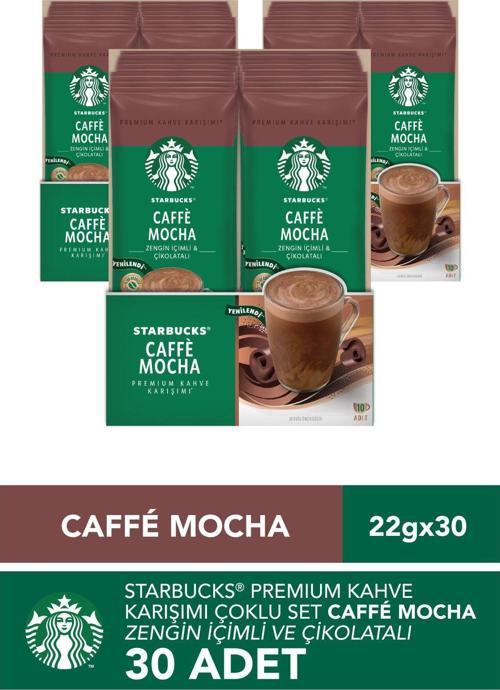 Caffè Mocha Premium Kahve Karışımı 3 x 10'lu Paket (10x22g)