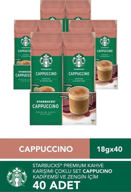 Cappuccino Premium Kahve Karışımı 21,5 gr x 40 Adet