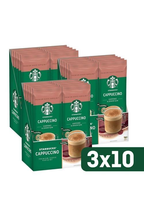 Cappuccino Premium Kahve Karışımı 3 x 10'lu Paket (10x18g)