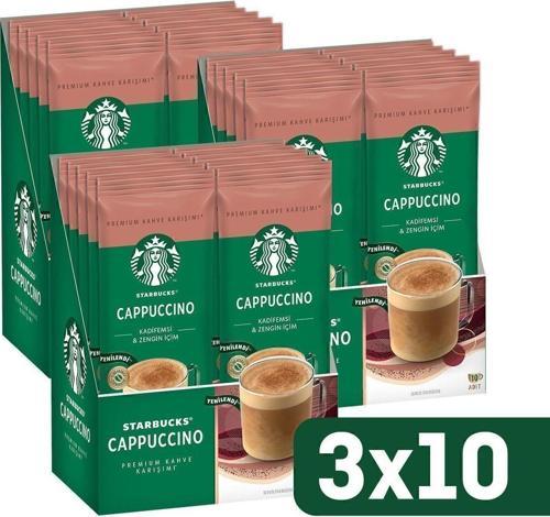 Cappuccino Premium Kahve Karışımı 3 x 10'lu Paket (10x18g)