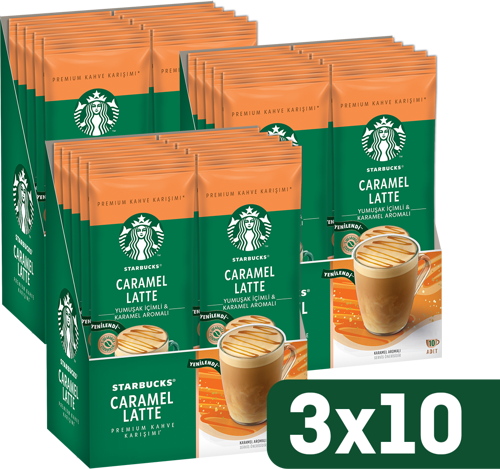 Caramel Latte Premium Kahve Karışımı 23 gr x 30 Adet
