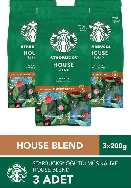 House Blend Öğütülmüş Kahve 3x200g
