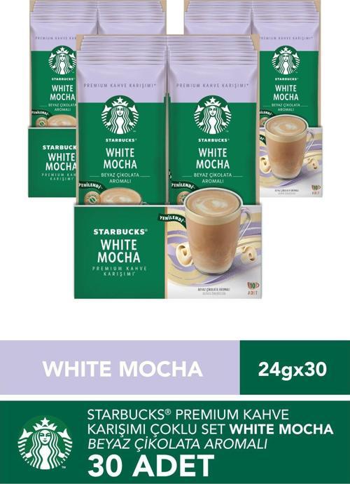White Mocha Premium Kahve Karışımı 3 x 10'lu Paket (10x24g)
