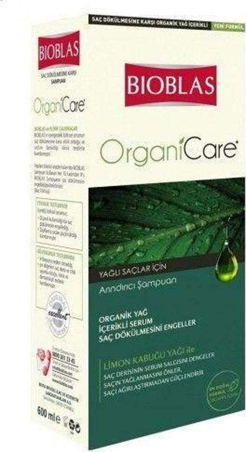 Organicare Şampuan 550 Ml Yağlı Saçlar