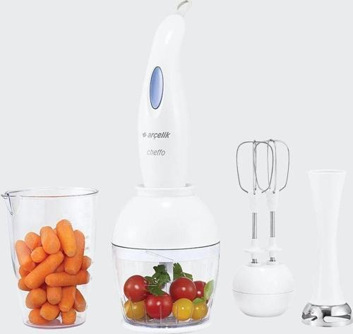 Mixer Ve Doğrama Özellikli El Blender Seti K-1252