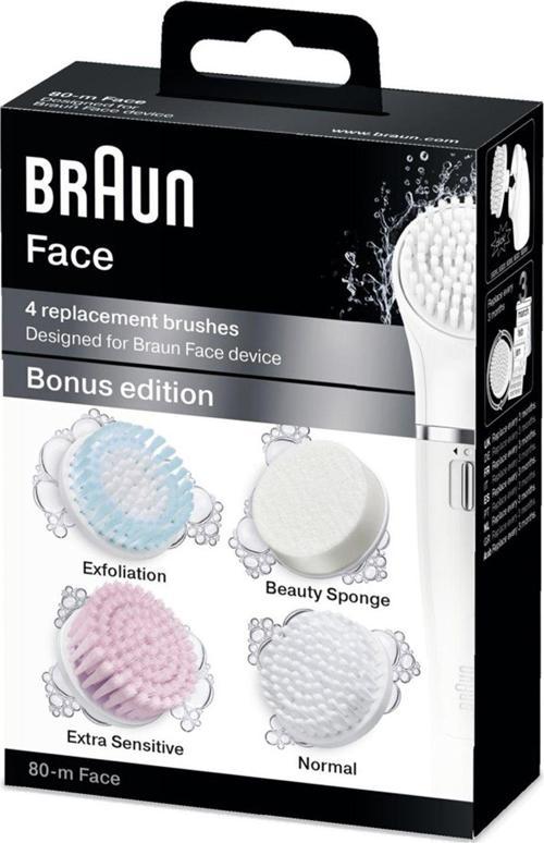 Face Yüz Temizleme Cihazı Yedek Fırça Başlığı 4'Lü Paket Se80-M 4210201124313