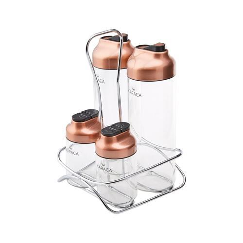 Dimple Cooper 5 Parça Cam Salata Seti