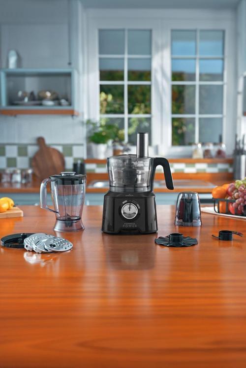 Mastermaid Power 10 In 1 Matte Black Mutfak Robotu, Blender Seti 2000W