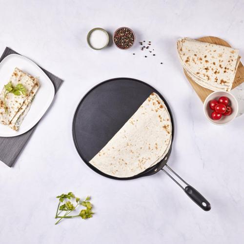 Mutfaksever Biogranit Gözleme Ve Lavaş Tavası 34 Cm Gri