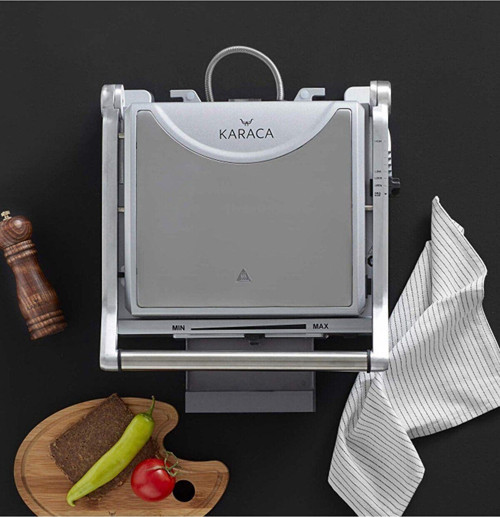 Inox Granit Izgara Ve Tost Makinesi 2000 W