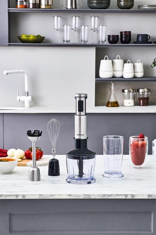 Inox Quick Mix Hız Ayarlı 1300W El Blender Set 9616B