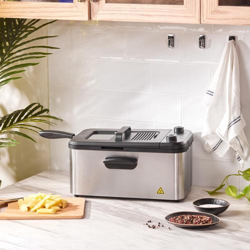 Inox Yağ Filtreli Zamanlayıcılı Fritöz XL 3,2L