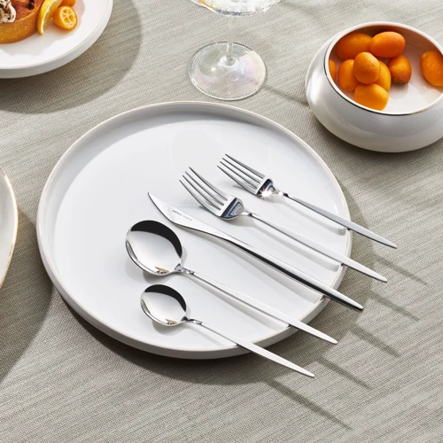 New Porto Platin 12 Kişilik 60 Parça Çatal Kaşık Bıçak Takımı