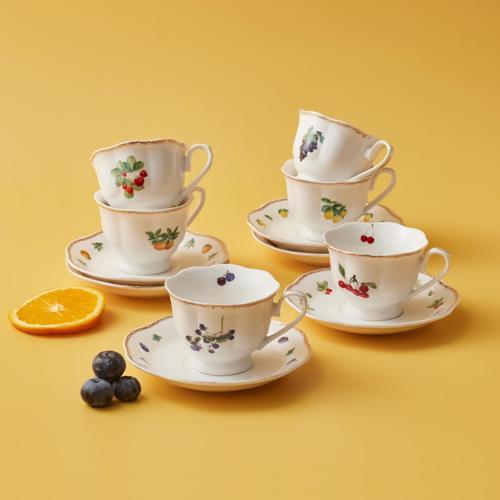 Nostalji 6 Kişilik Kahve Fincan Takımı 80 ml