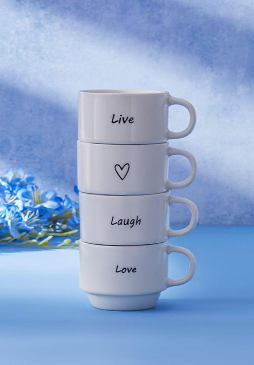Lovely Laugh 4 Kişilik Espresso Kahve Seti 100 Ml