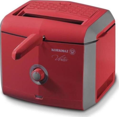 A486-02 Vertex 900 W 800 Gr Isı Ayarlı Fritöz Kırmızı